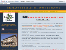 Tablet Screenshot of chateaux-belles-demeures.com